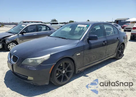 2008 BMW 528 I из США, поврежденный, VIN WBANU53548C112144